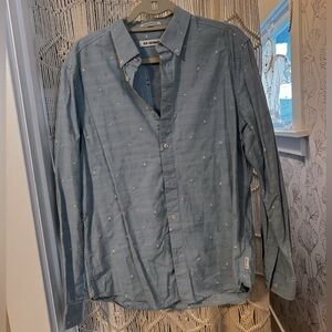 Men’s Ben Sherman Slim L Beach Theme Buttondown Shirt